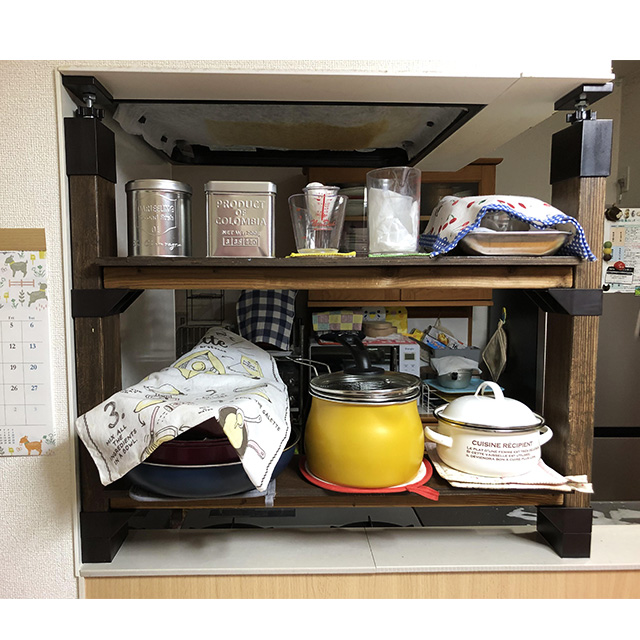 作品名：キッチン周りを有効活用
