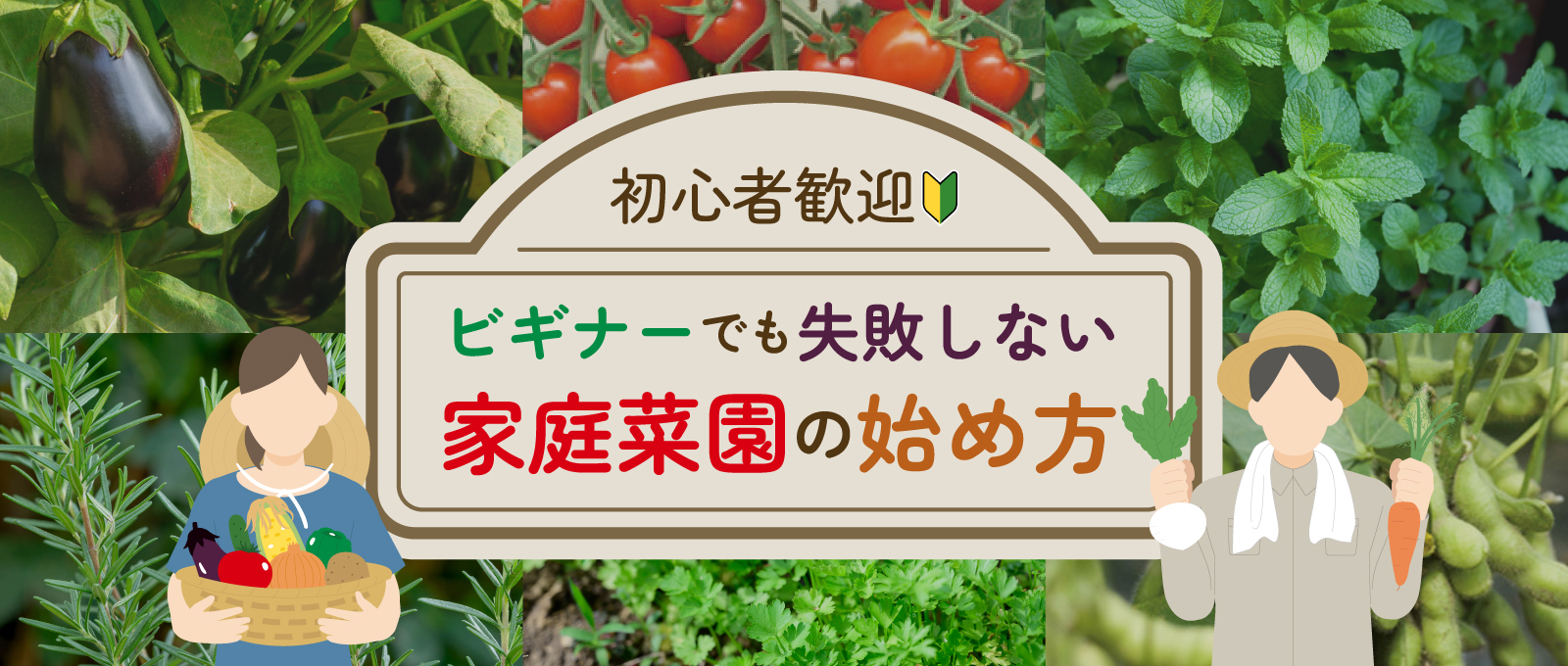 【初心者歓迎】ビギナーでも失敗しない家庭菜園の始め方！