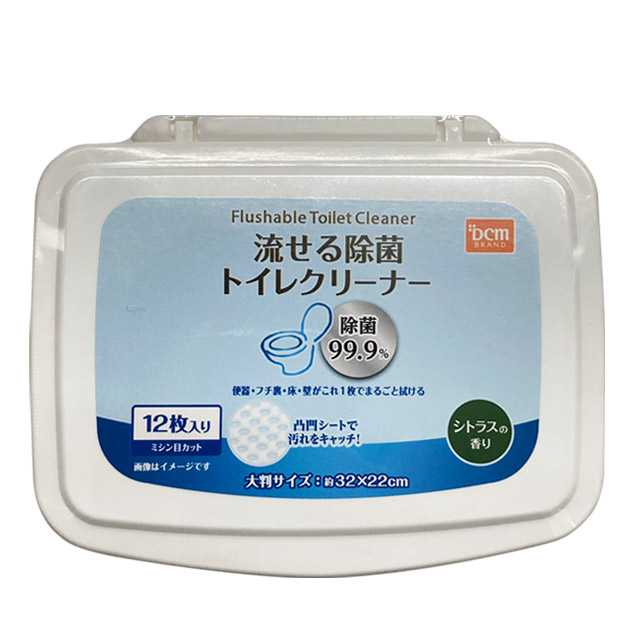 DCM　除菌トイレクリーナー 本体 12枚