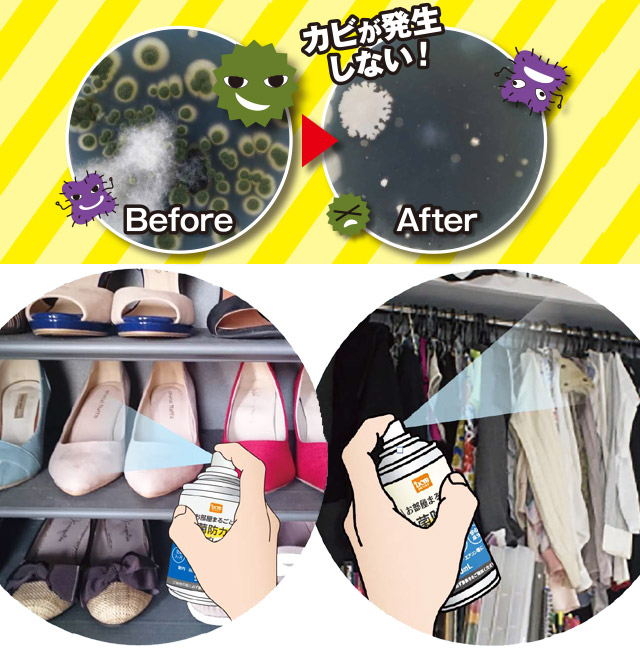 カビが発生しない！