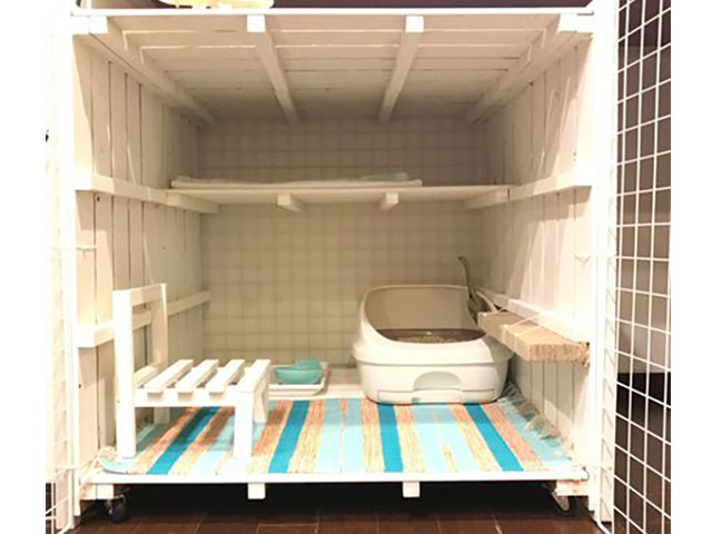 すのこで簡単♪猫小屋をDIY！