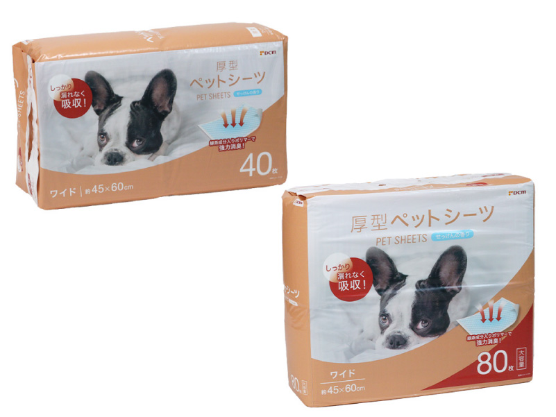 ＤＣＭ ぺットシーツ厚型 香り付き　ワイド